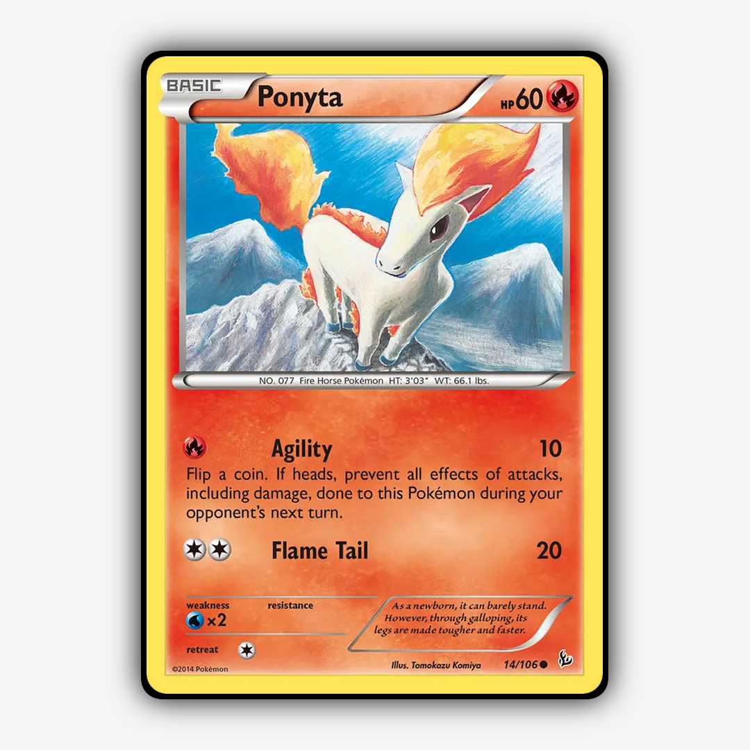 Ponyta 014/106 - Flashfire Set - Card Rug