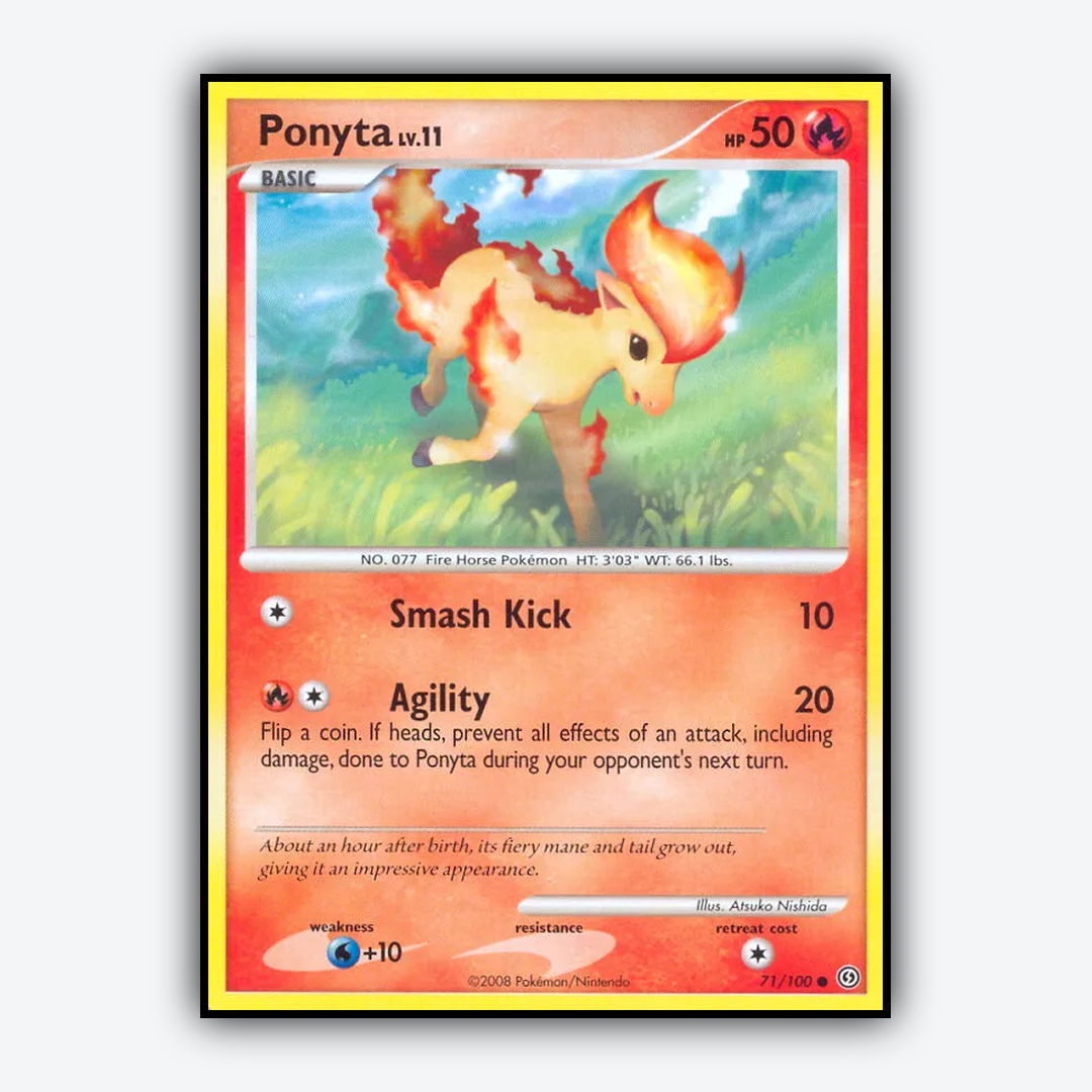 Ponyta 071/100 - Stormfront Set - Card Rug