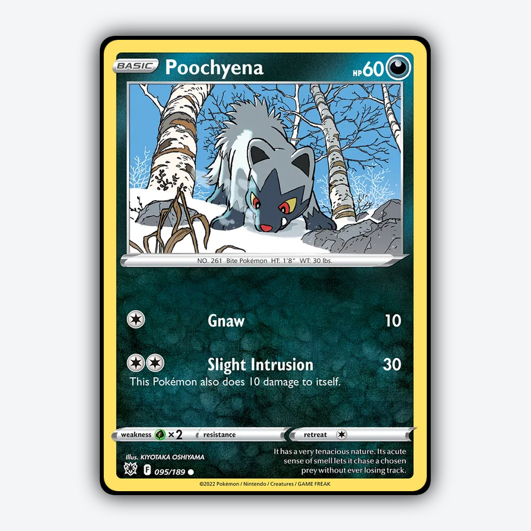 Poochyena 095/189 - Astral Radiance Set - Card Rug