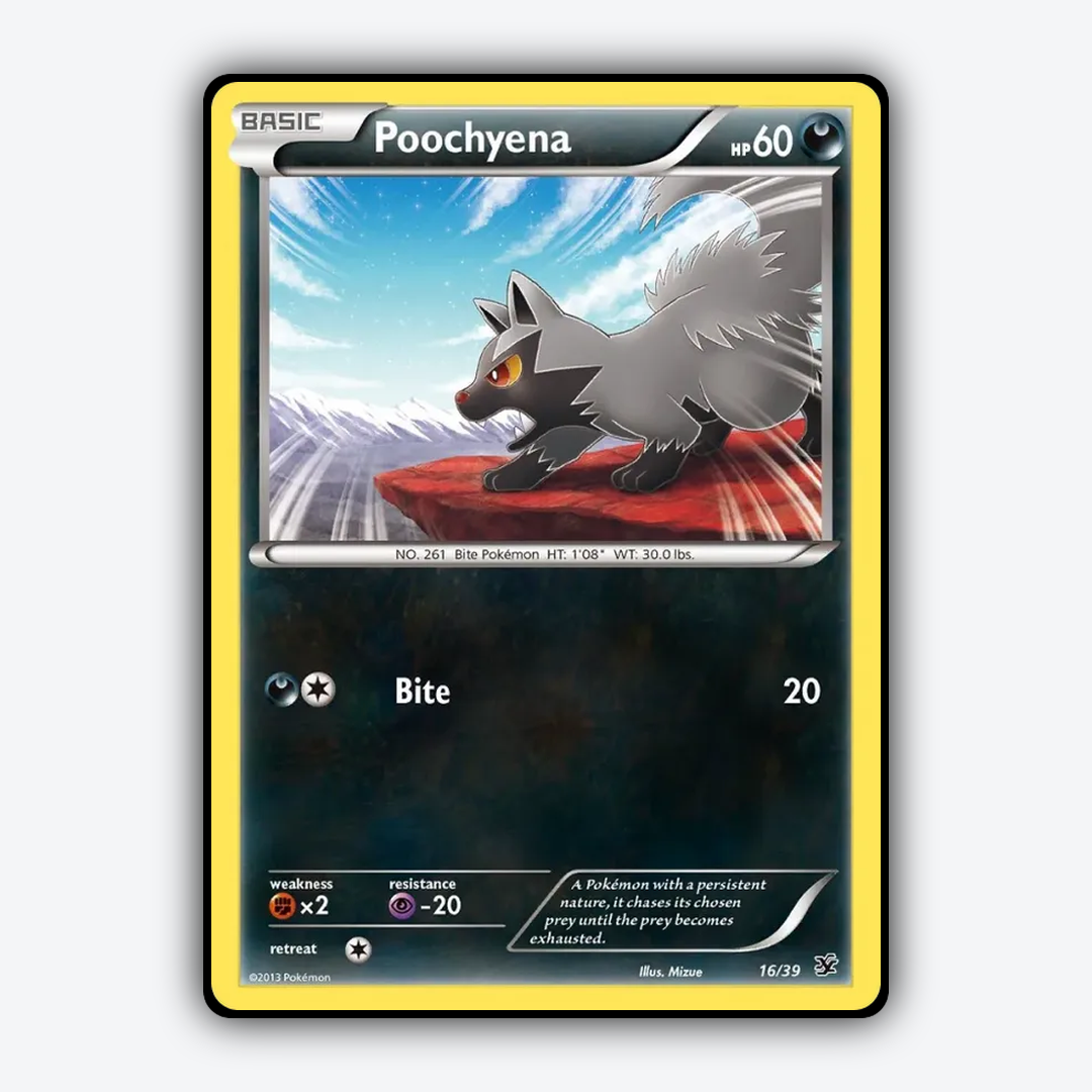 Poochyena 016/39 - Kalos Starter Set - Card Rug