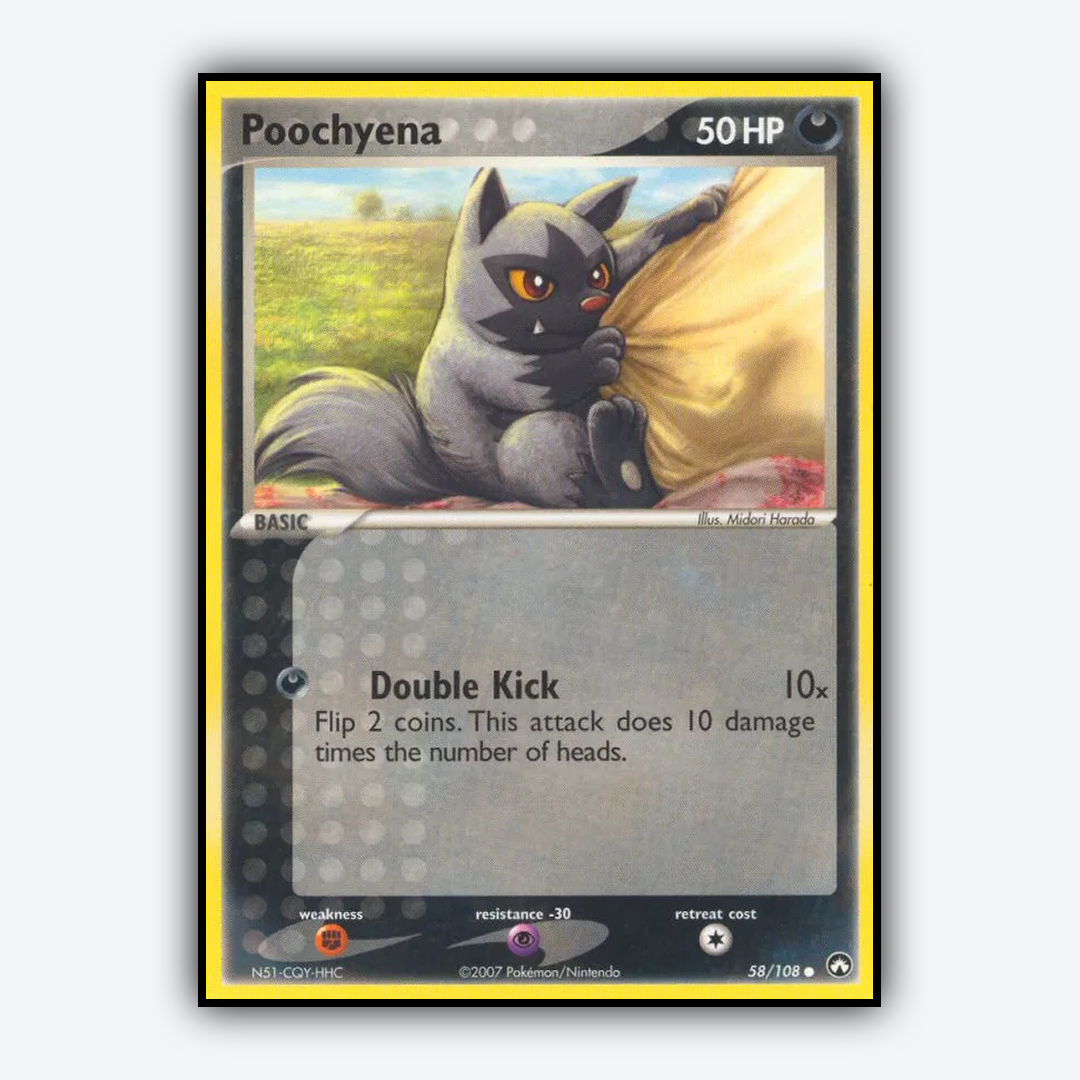 Poochyena 058/108 - Power Keepers Set - Card Rug