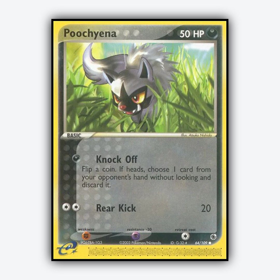 Poochyena 064/109 - Ruby & Sapphire Set - Card Rug