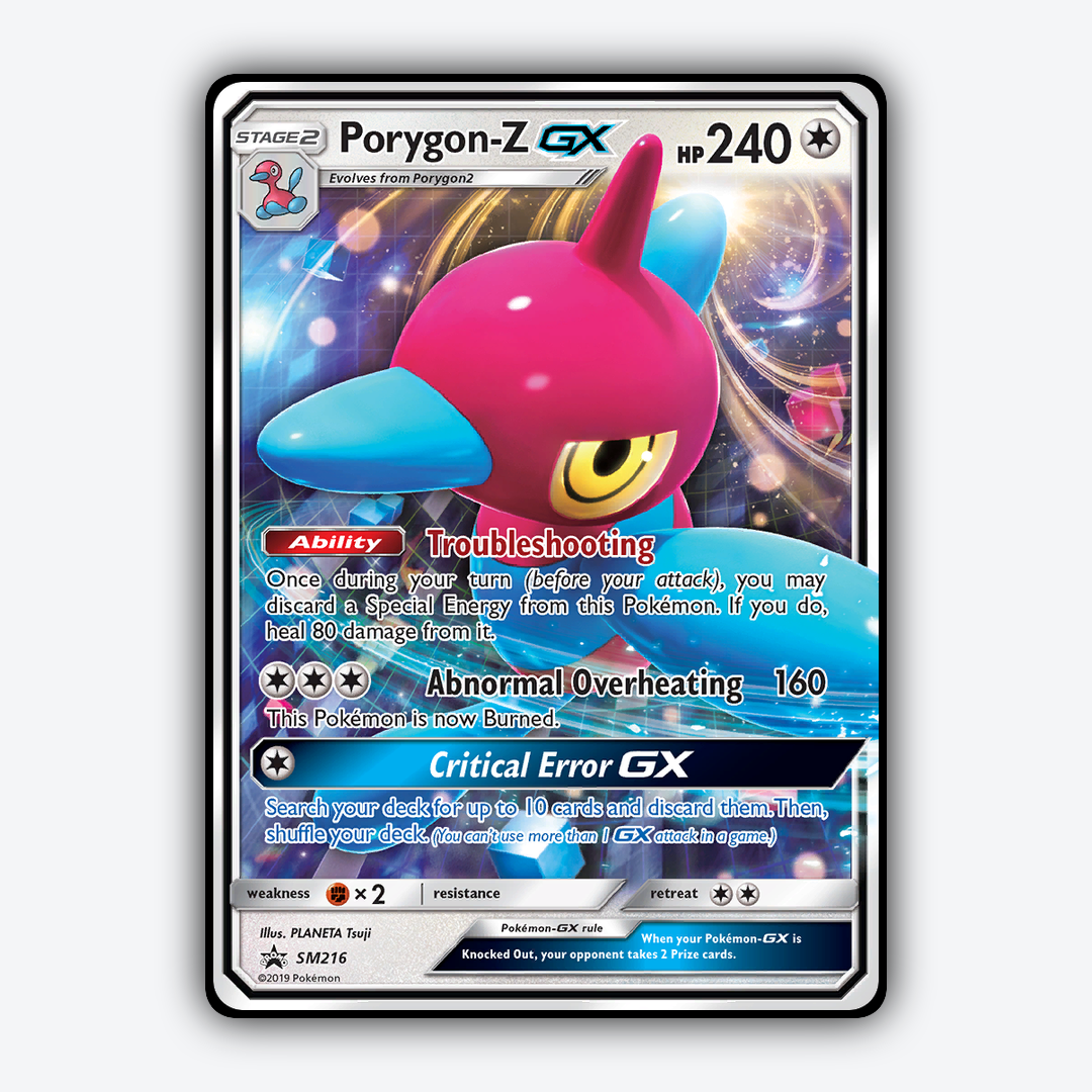 Porygon-Z-GX #216 - SM Black Star Promos Set - Card Rug
