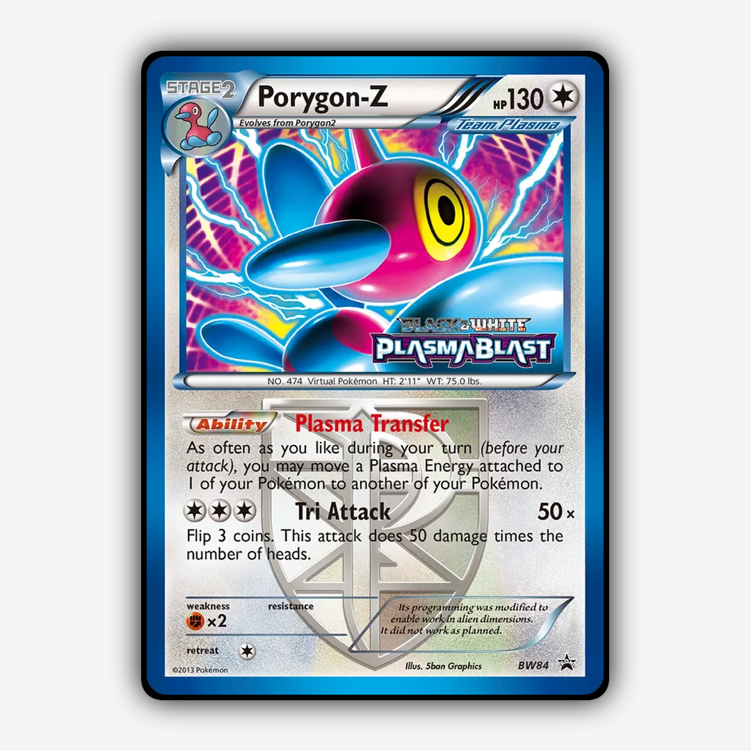 Porygon-Z #84 - BW Black Star Promos Set - Card Rug