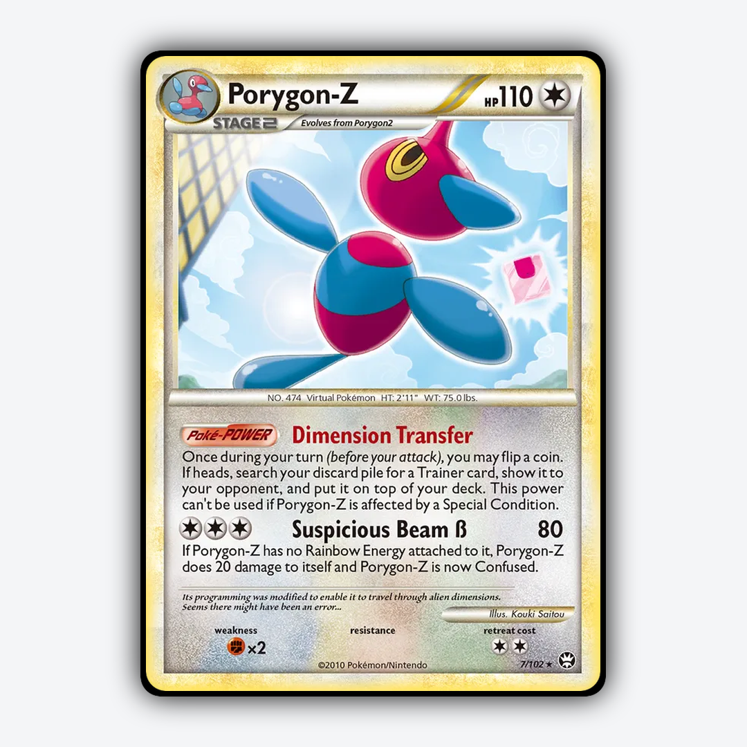 Porygon-Z 007/102 - HS—Triumphant Set - Card Rug