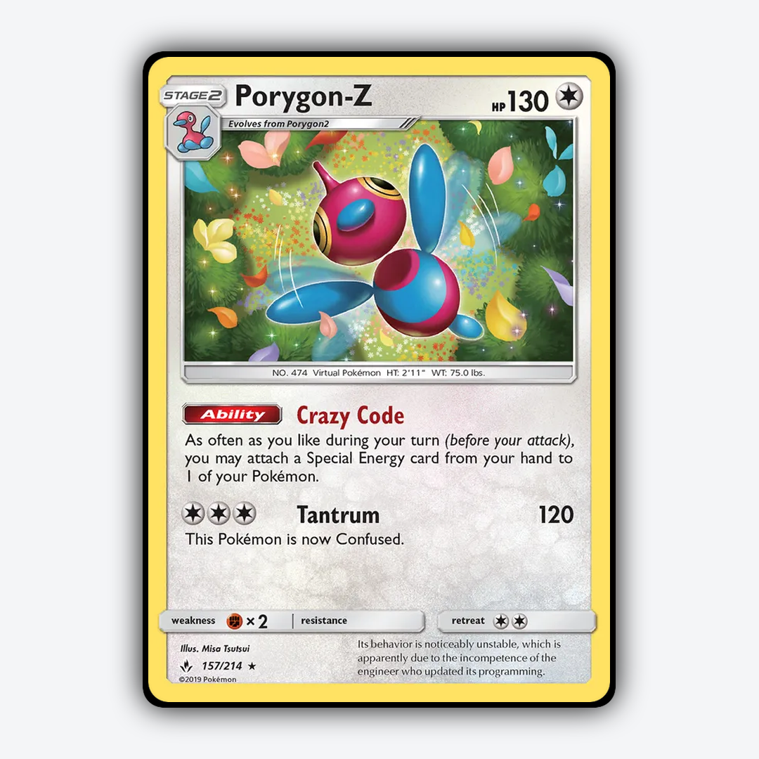 Porygon-Z 157/214 - Unbroken Bonds Set - Card Rug