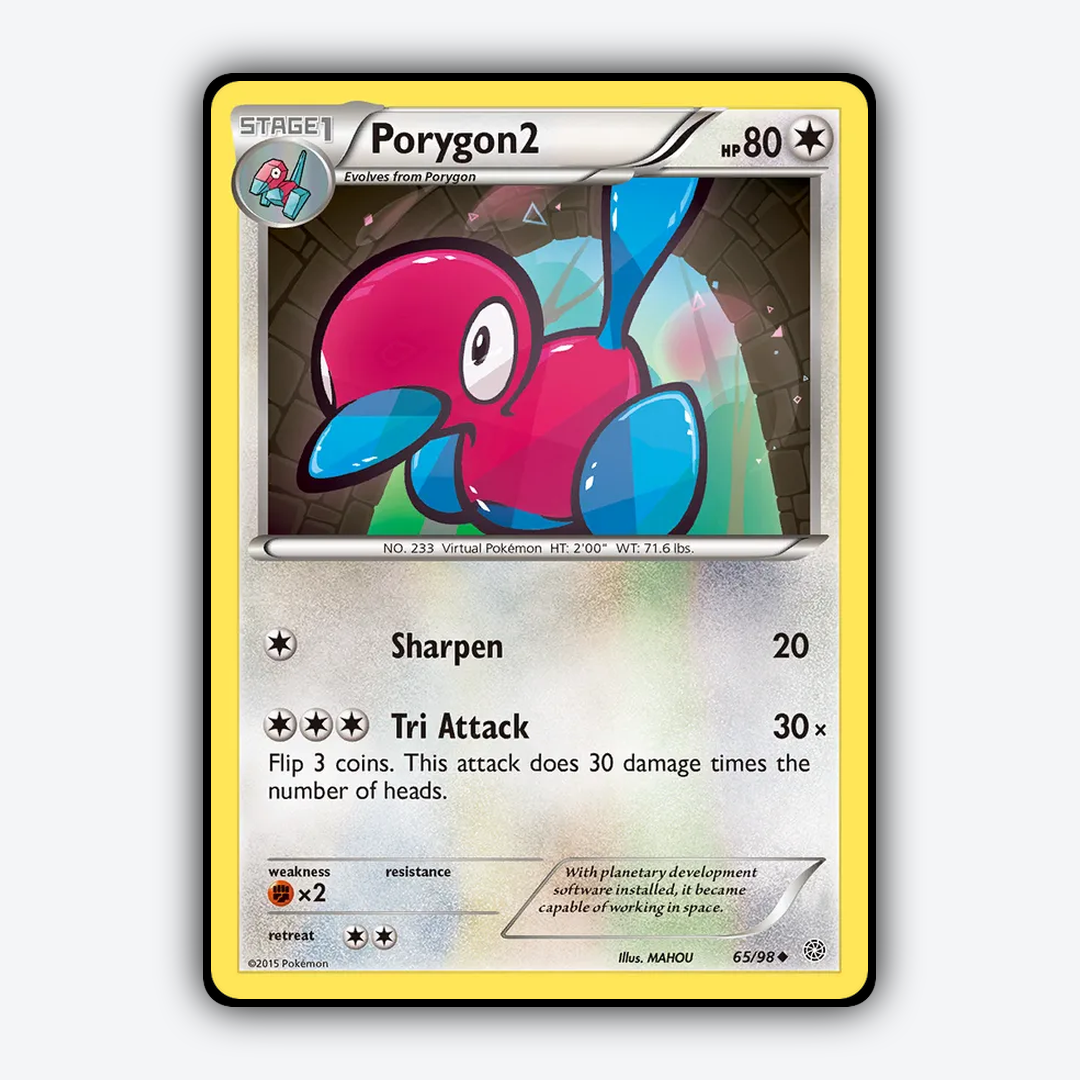 Porygon2 065/98 - Ancient Origins Set - Card Rug