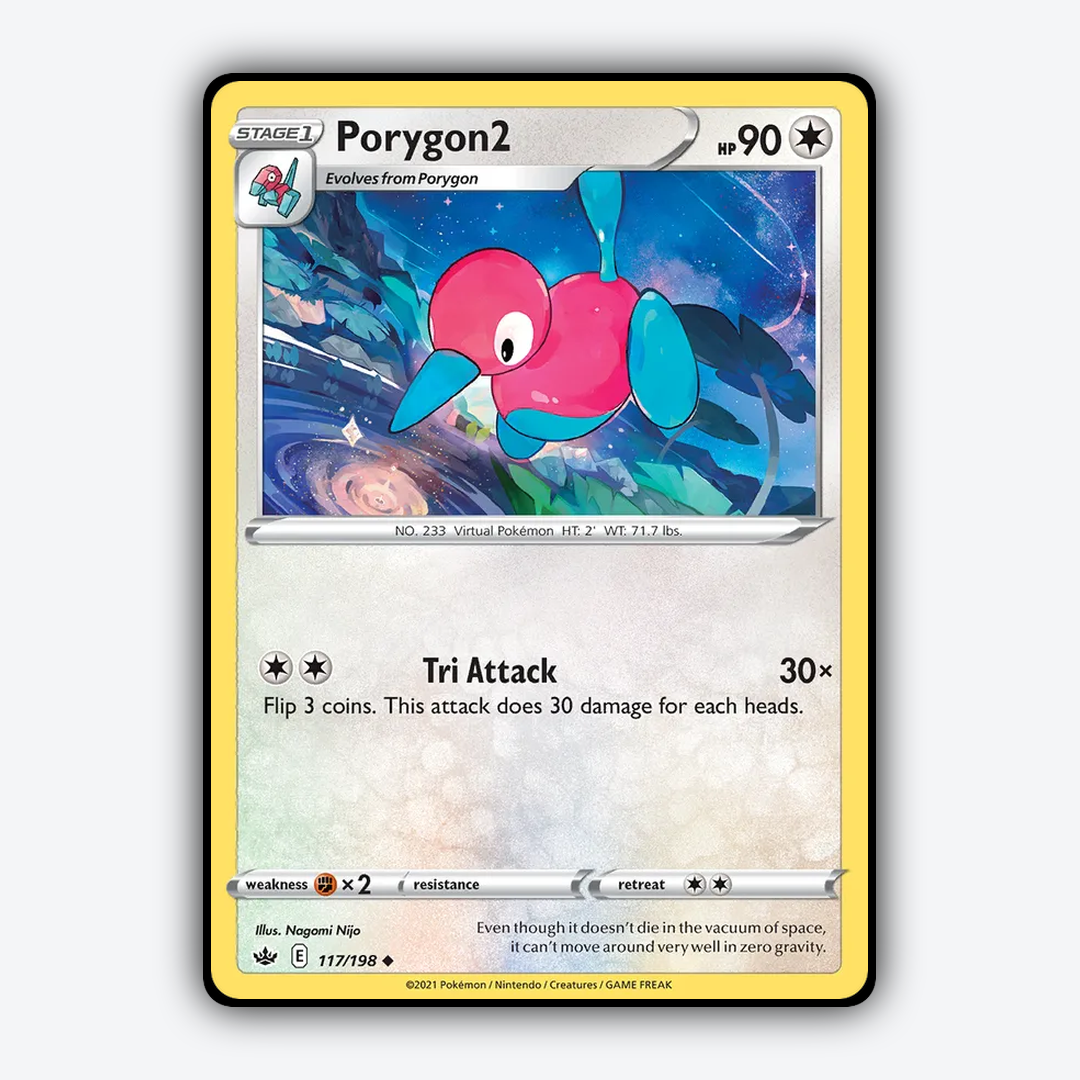 Porygon2 117/198 - Chilling Reign Set - Card Rug