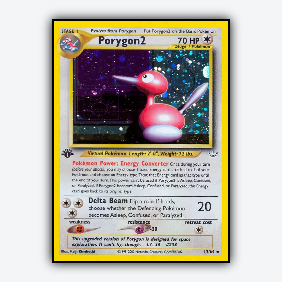 Porygon2 012/64 - Neo Revelation Set - Card Rug