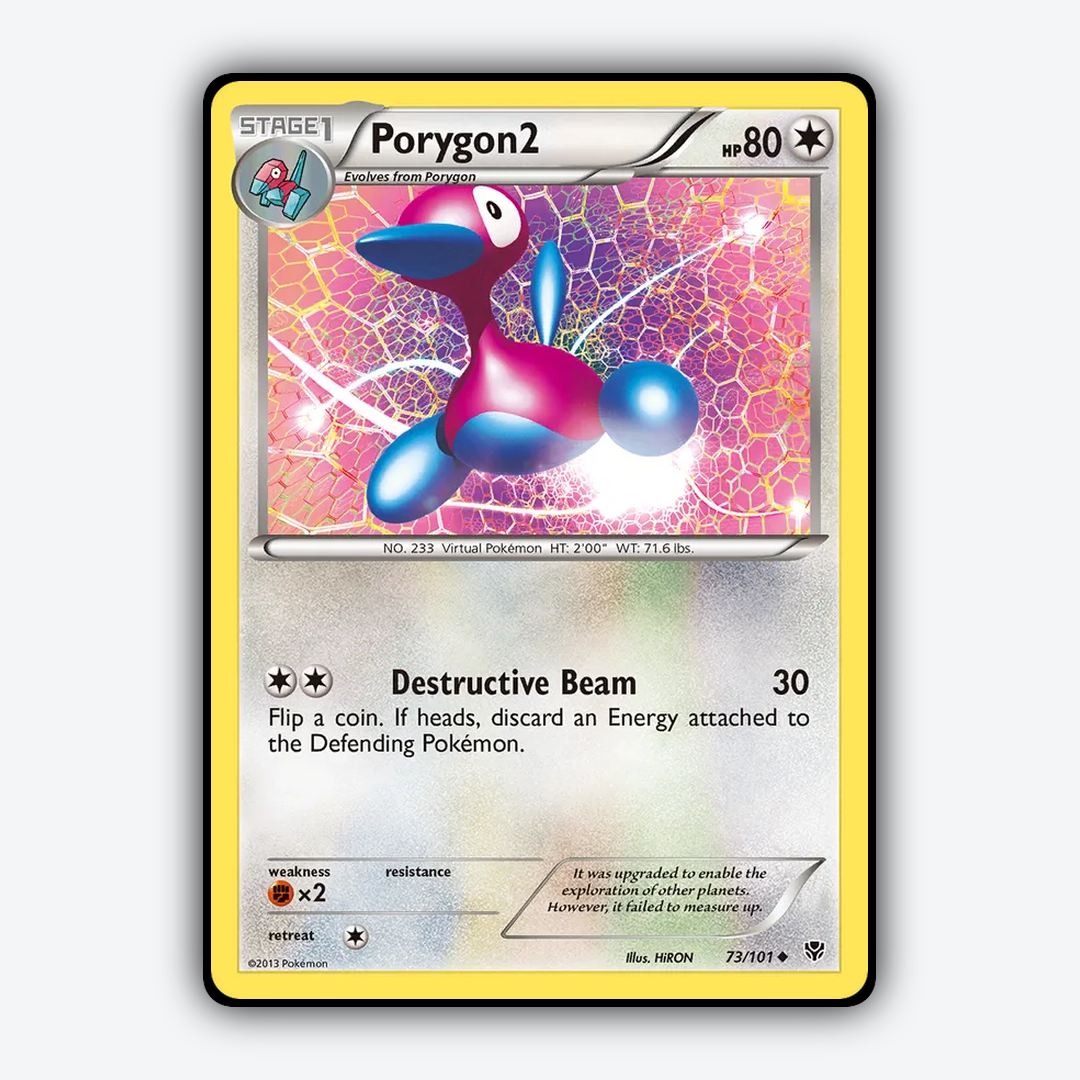 Porygon2 073/101 - Plasma Blast Set - Card Rug