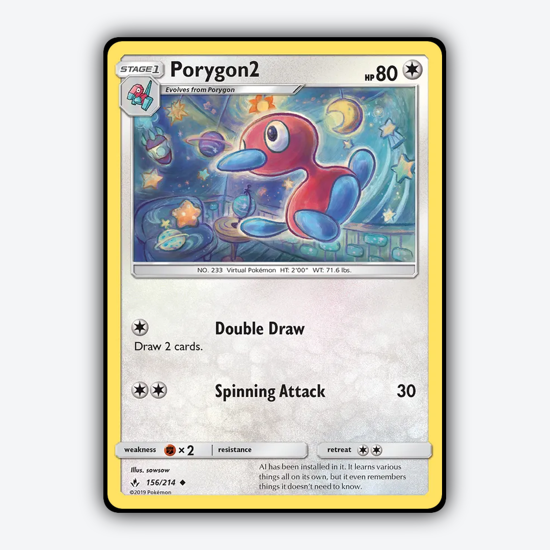 Porygon2 156/214 - Unbroken Bonds Set - Card Rug