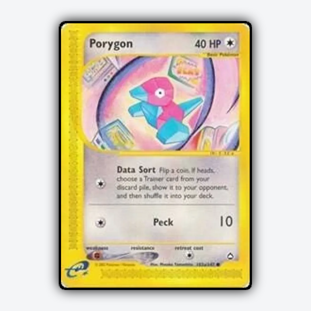 Porygon 103/147 - 103-porygon/147 Aquapolis Set - Card Rug
