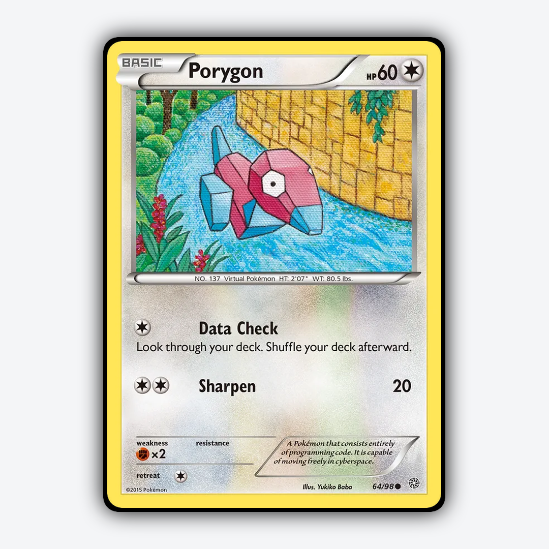 Porygon 064/98 - Ancient Origins Set - Card Rug