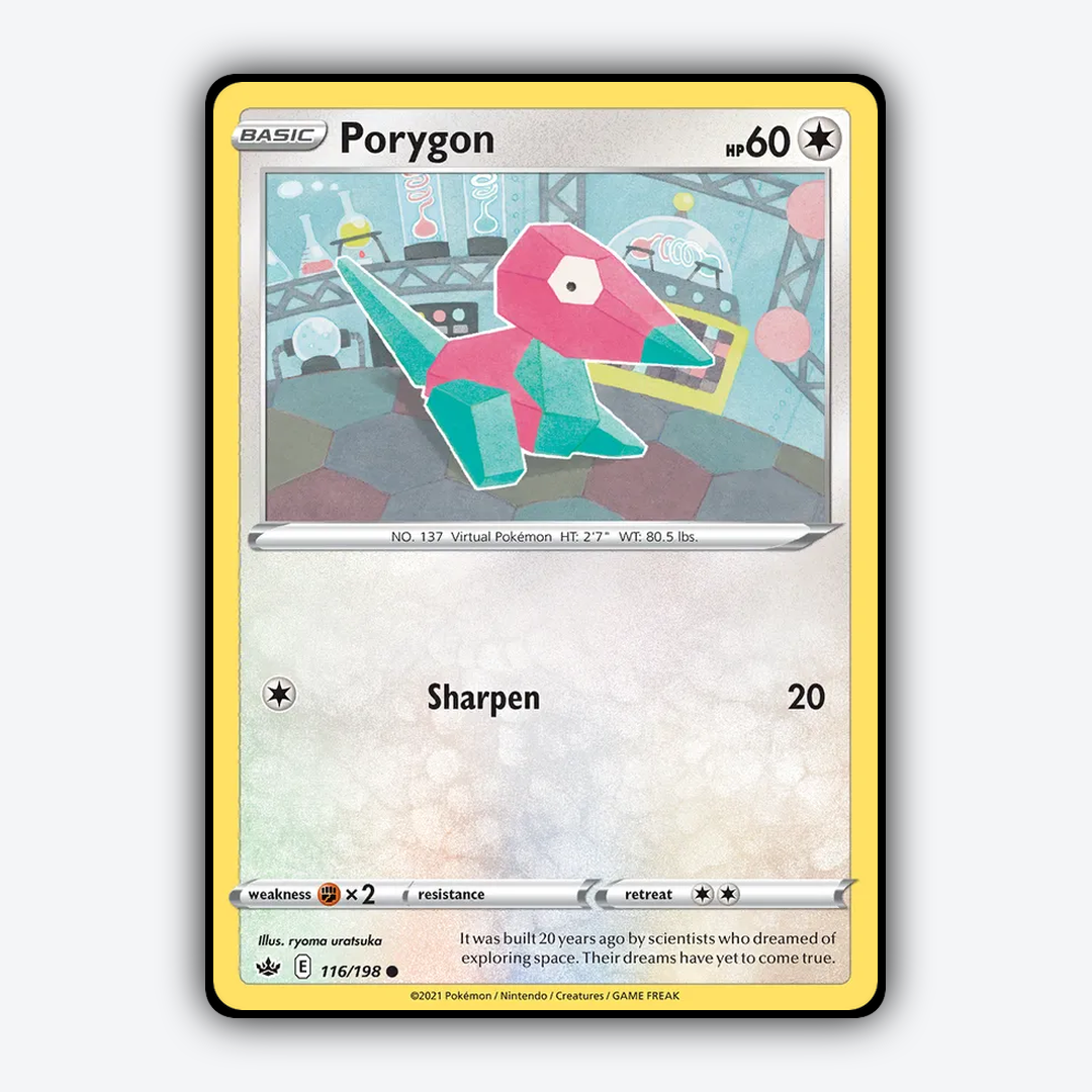 Porygon 116/198 - Chilling Reign Set - Card Rug