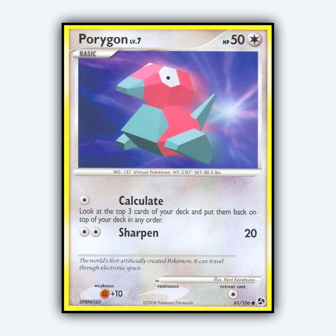 Porygon 081/106 - Great Encounters Set - Card Rug