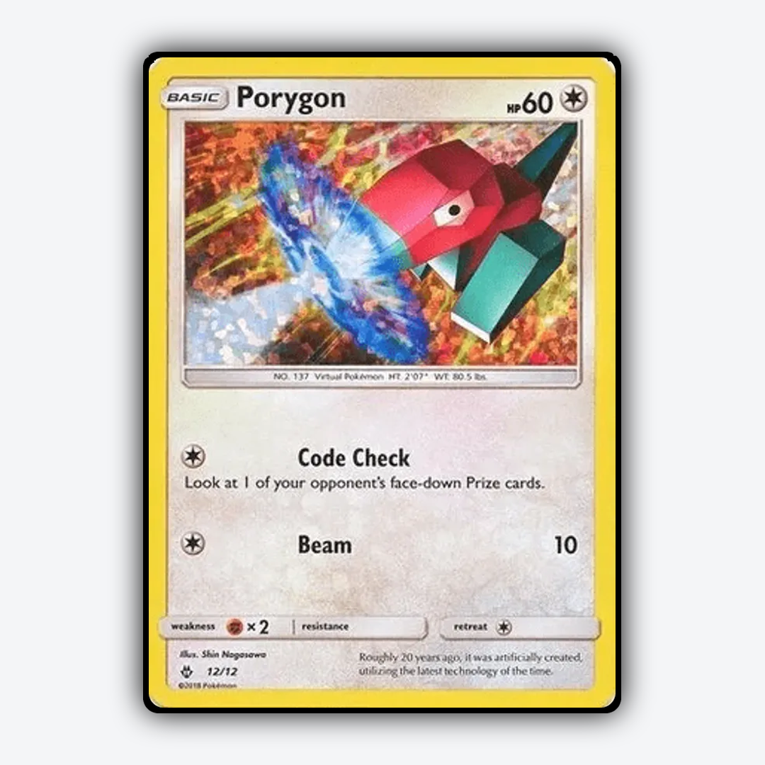 Porygon 012/12 - McDonald's Collection 2018 Set - Card Rug