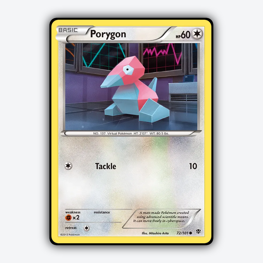 Porygon 072/101 - Plasma Blast Set - Card Rug