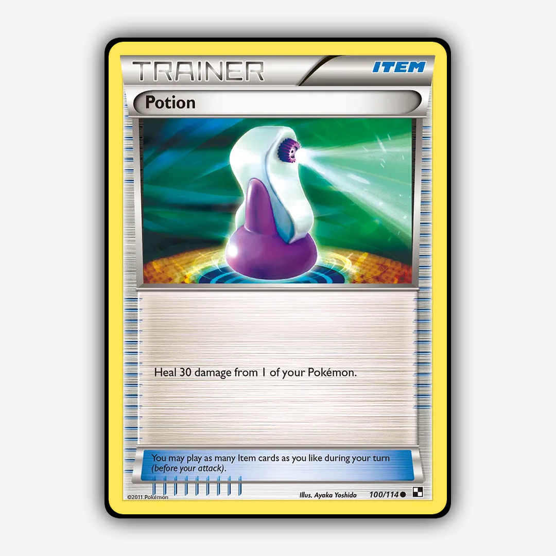 Potion 100/114 - Black & White Set - Card Rug