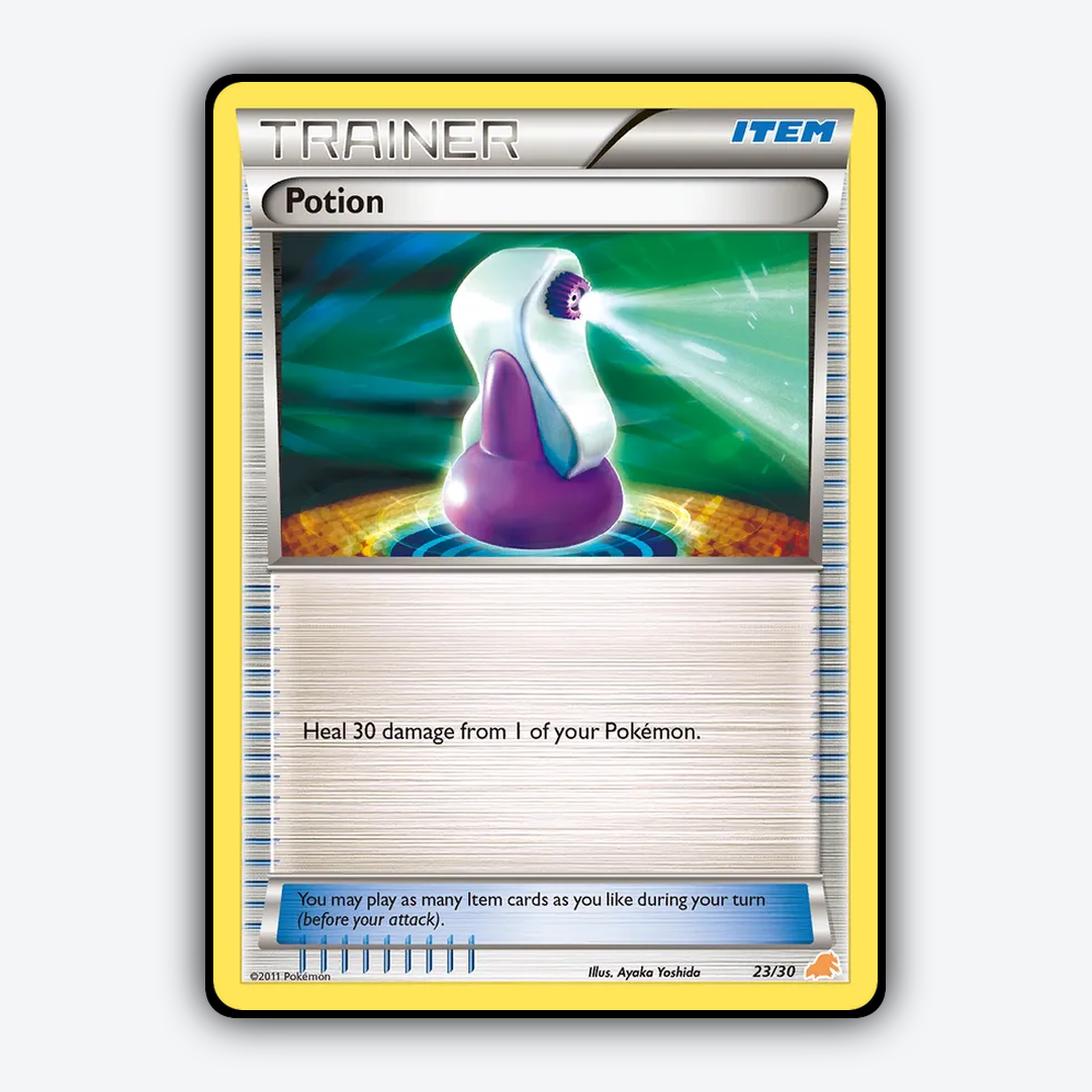 Potion 023/30 - Black & White Trainer Kit Excadrill Set - Card Rug