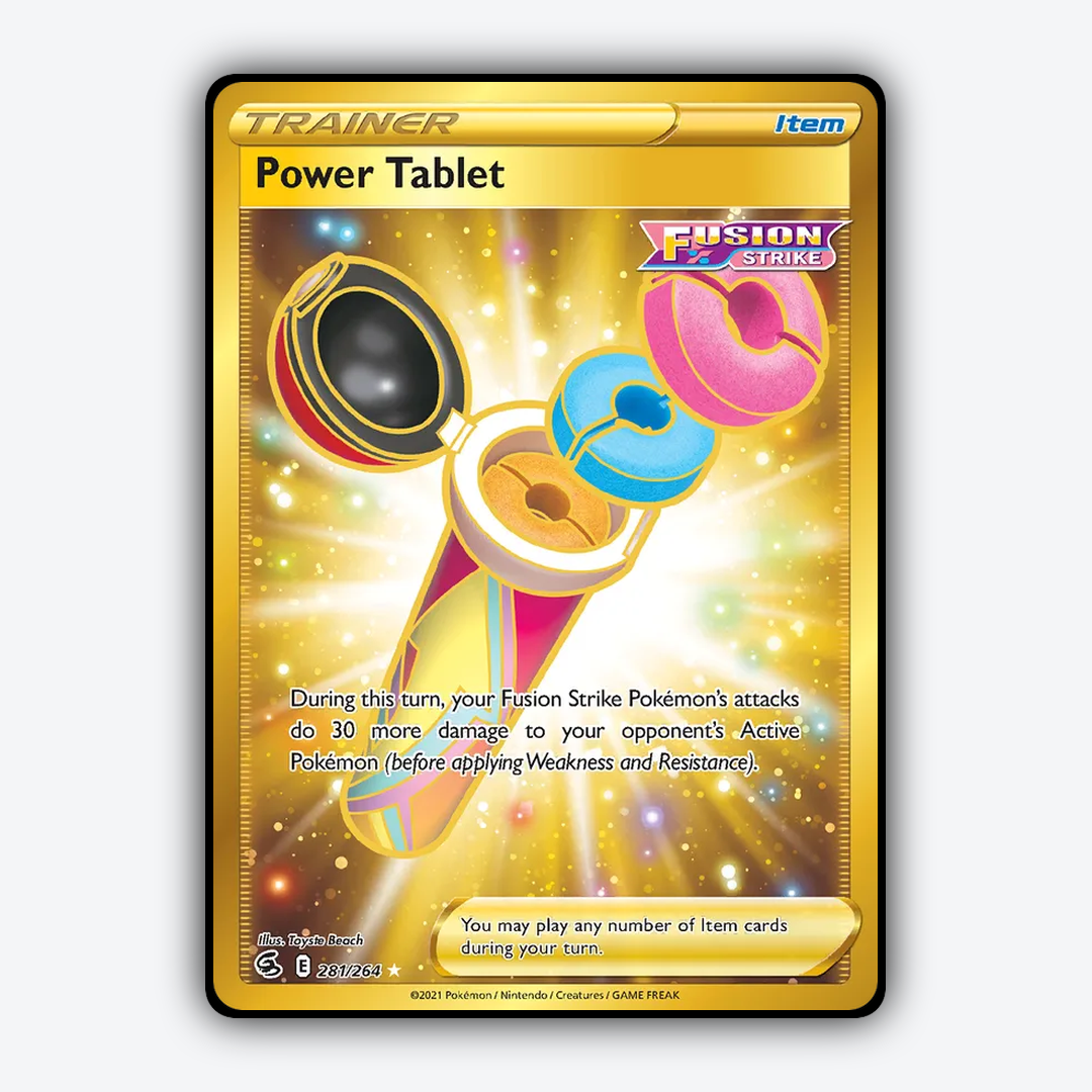 Power Tablet 281/264 - Fusion Strike Set - Card Rug