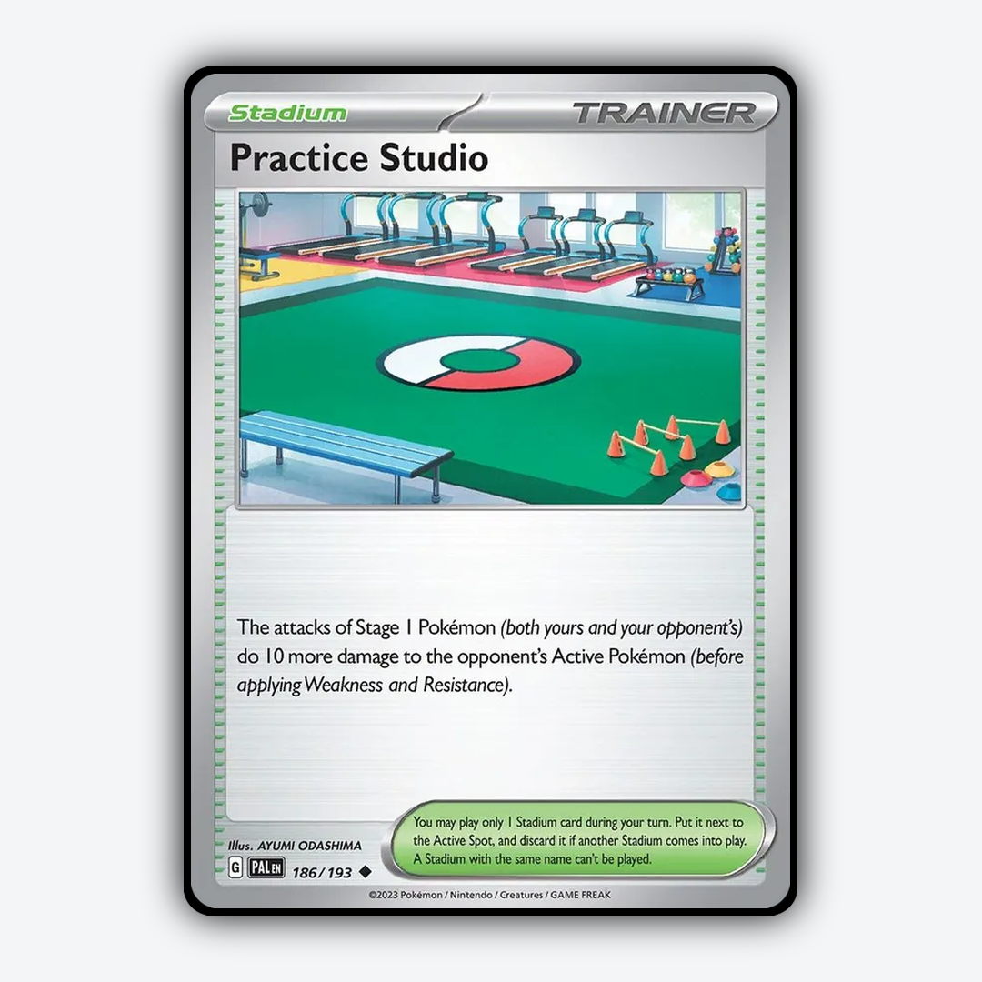 Practice Studio 186/193 - Paldea Evolved Set - Card Rug