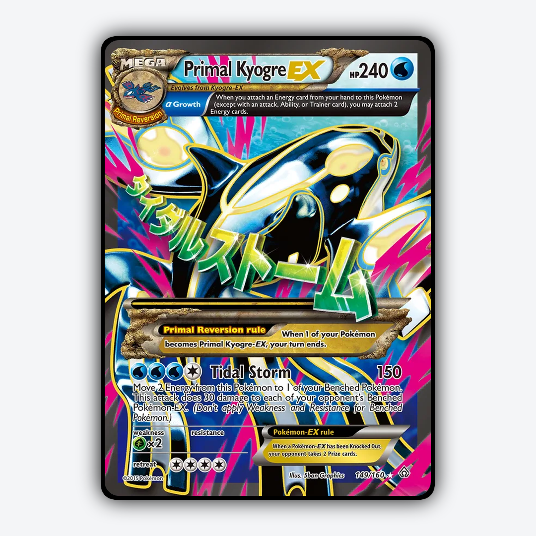 Primal Kyogre-EX 149/160 - Primal Clash Set - Card Rug