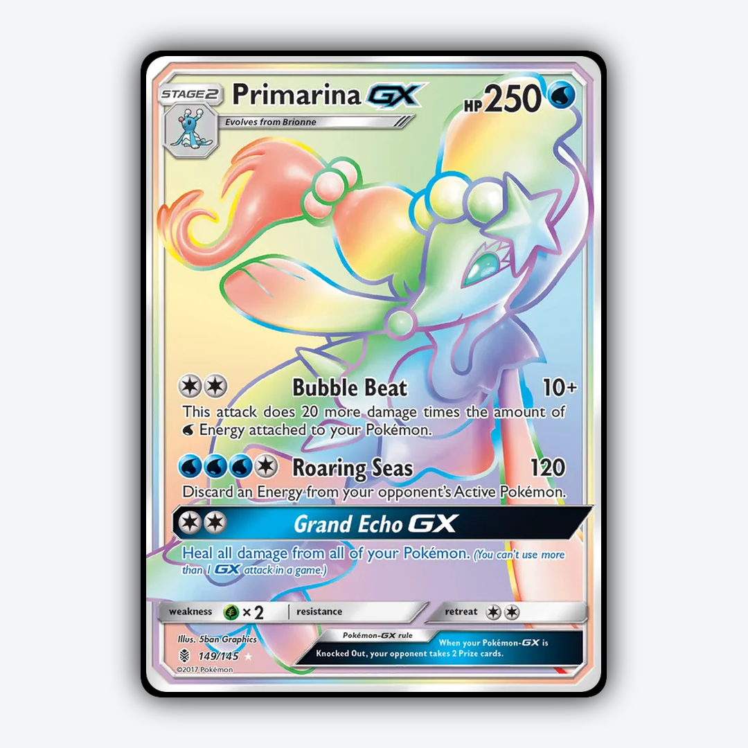 Primarina-GX 149/145 - Guardians Rising Set - Card Rug