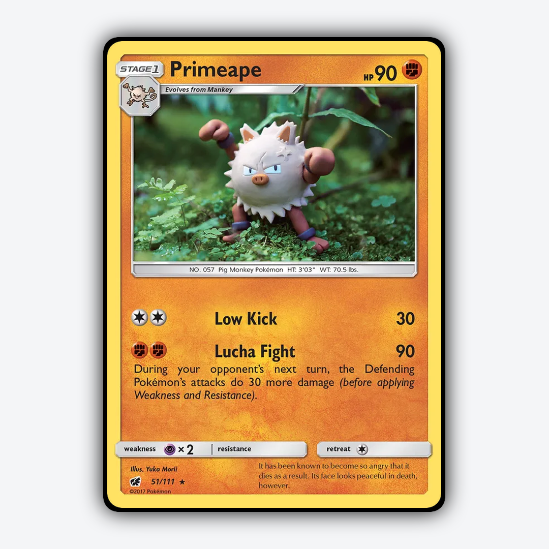 Primeape 051/111 - Crimson Invasion Set - Card Rug