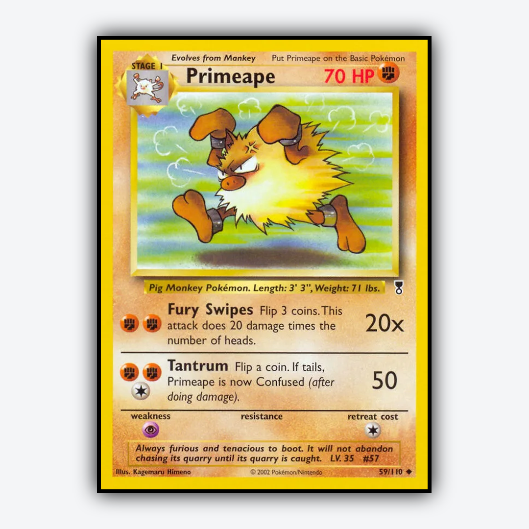 Primeape 059/110 - Legendary Collection Set - Card Rug