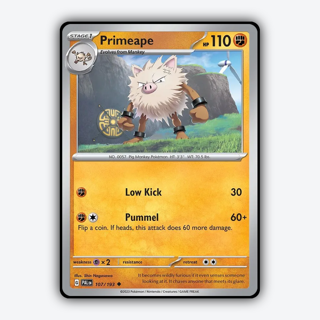 Primeape 107/193 - Paldea Evolved Set - Card Rug