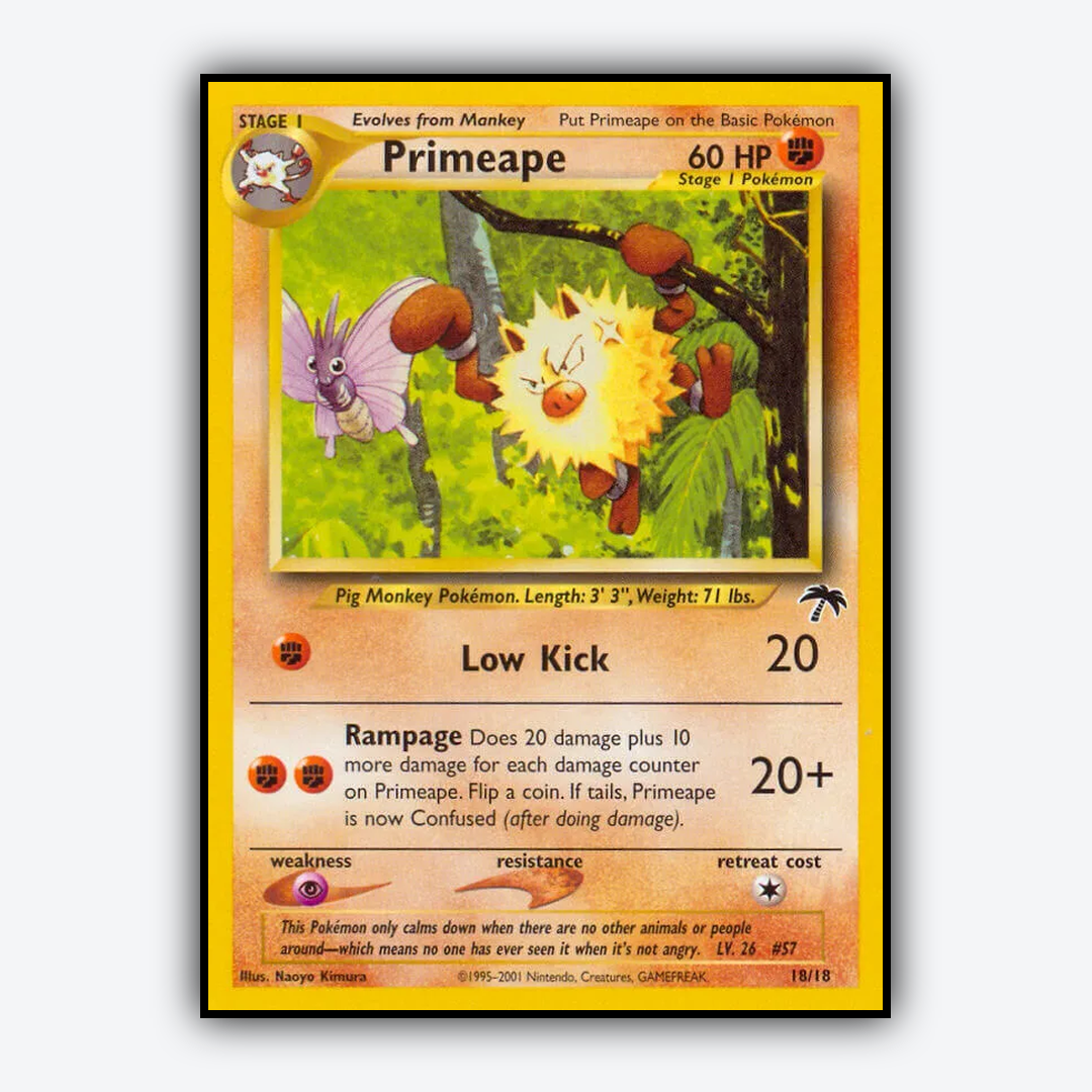 Primeape 018/18 - Southern Islands Set - Card Rug