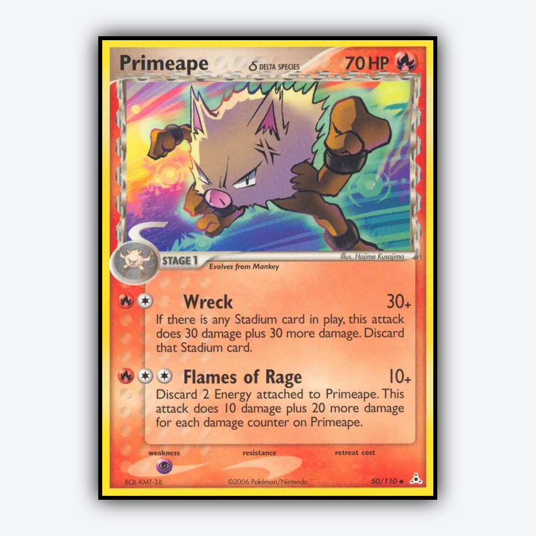 Primeape δ 050/110 - Holon Phantoms Set - Card Rug