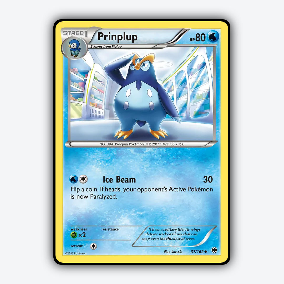 Prinplup 037/162 - BREAKthrough Set - Card Rug