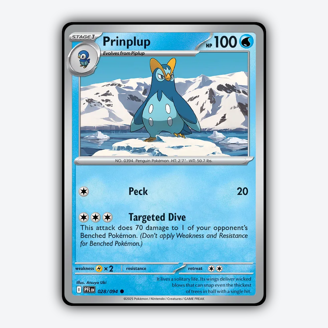 Prinplup 028/094 - Phantasmal Flames Set - Card Rug
