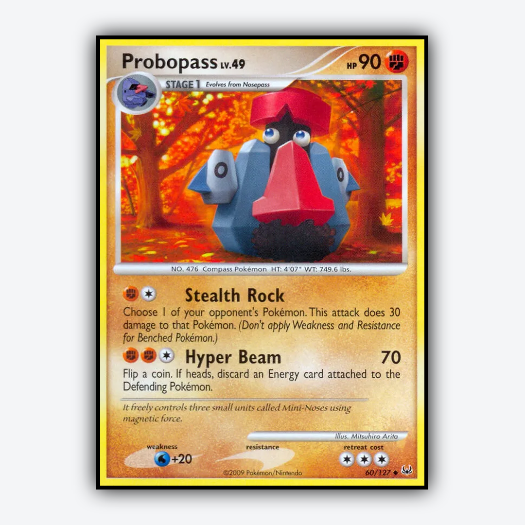 Probopass 060/127 - Platinum Set - Card Rug