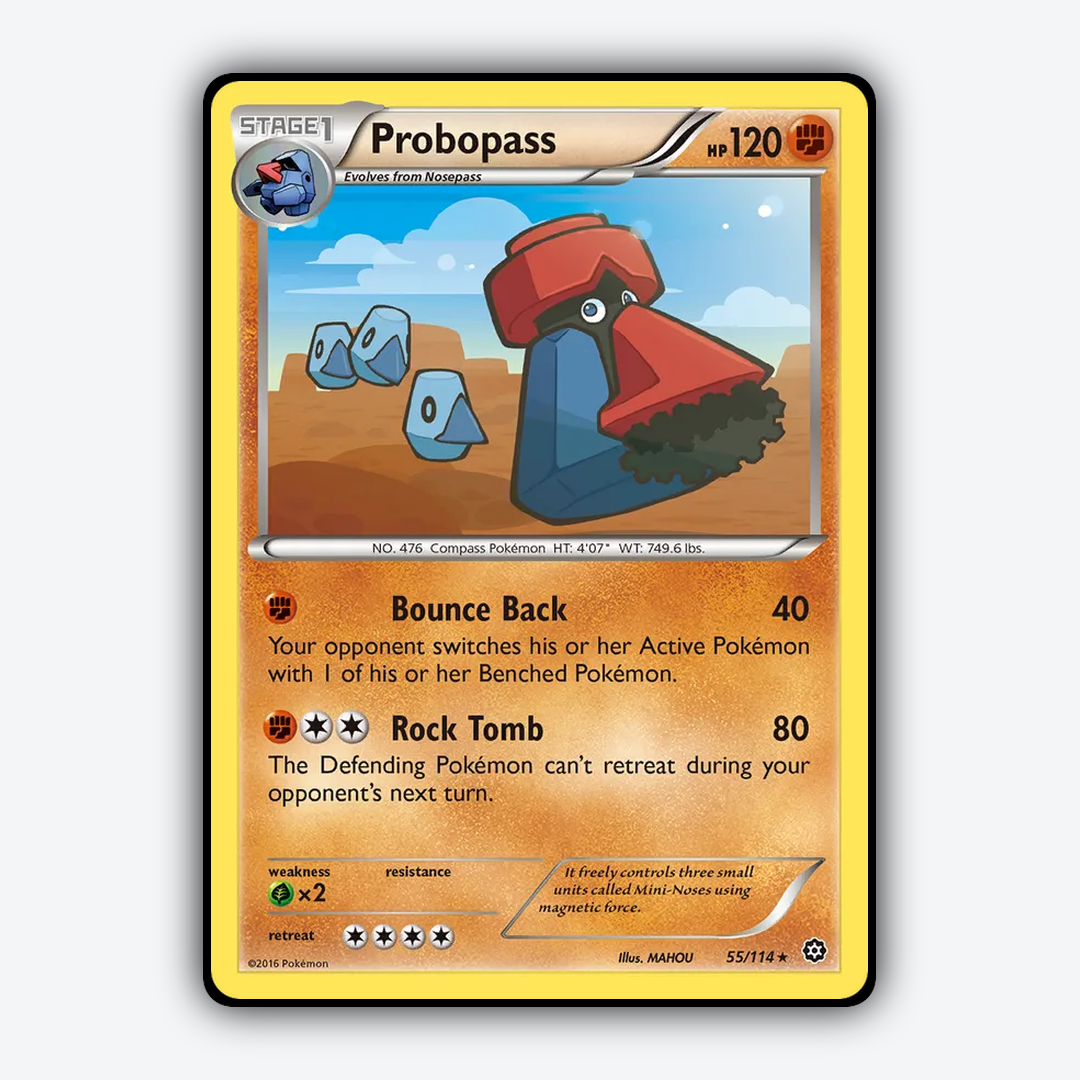 Probopass 055/114 - Steam Siege Set - Card Rug