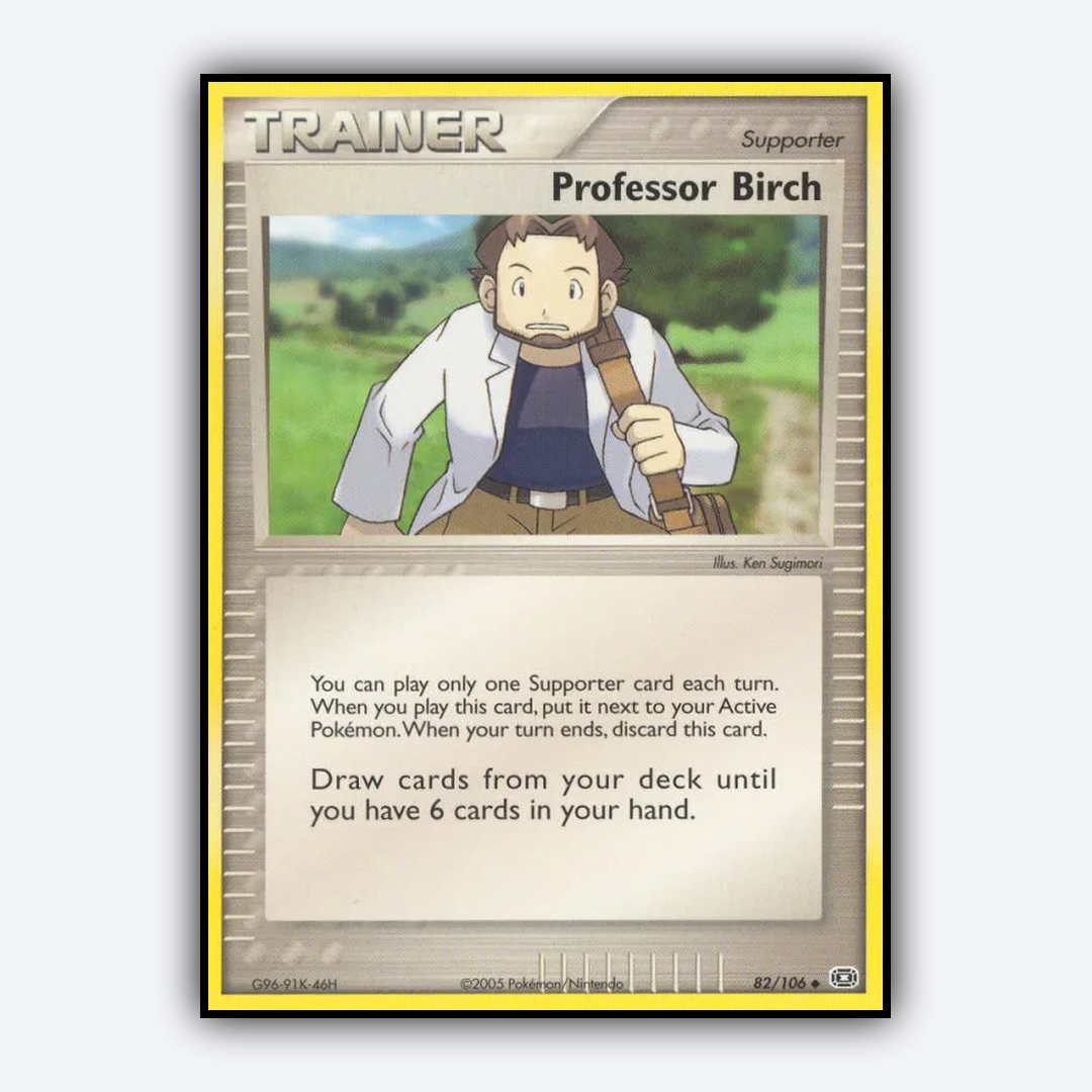 Professor Birch 082/106 - Emerald Set - Card Rug