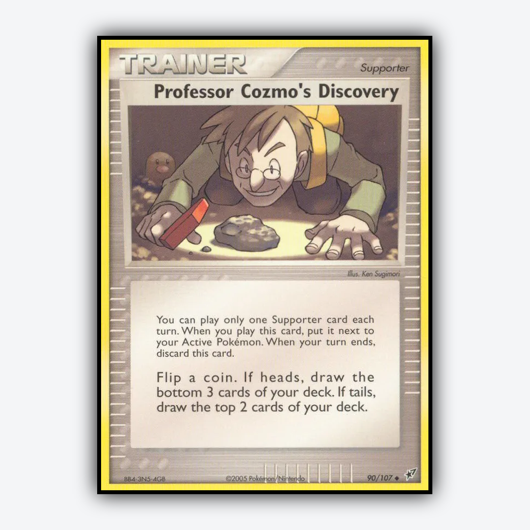 Professor Cozmo's Discovery 090/107 - Deoxys Set - Card Rug