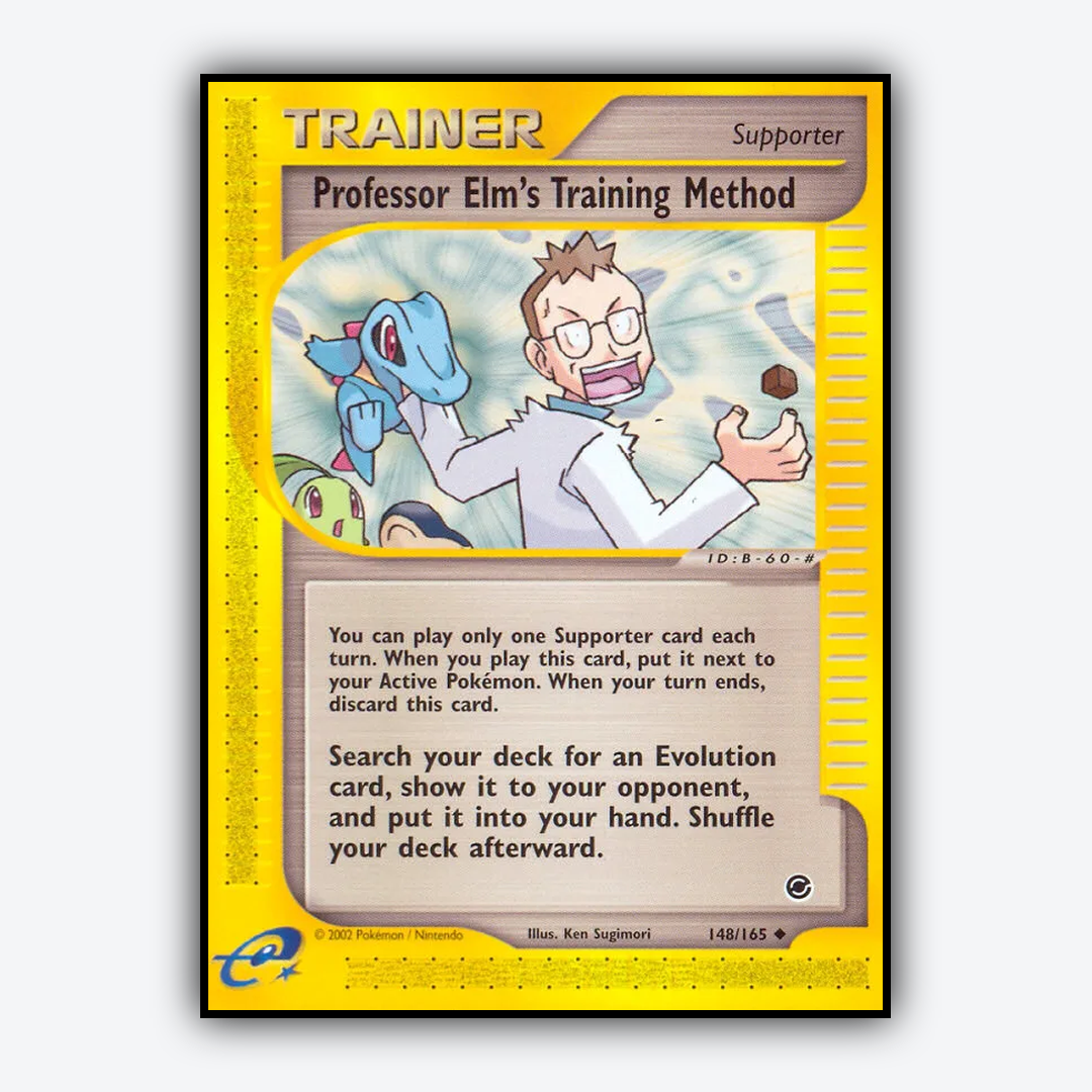 Professor Elm's Training Method 148/165 - Expedition Base Set - Card Rug