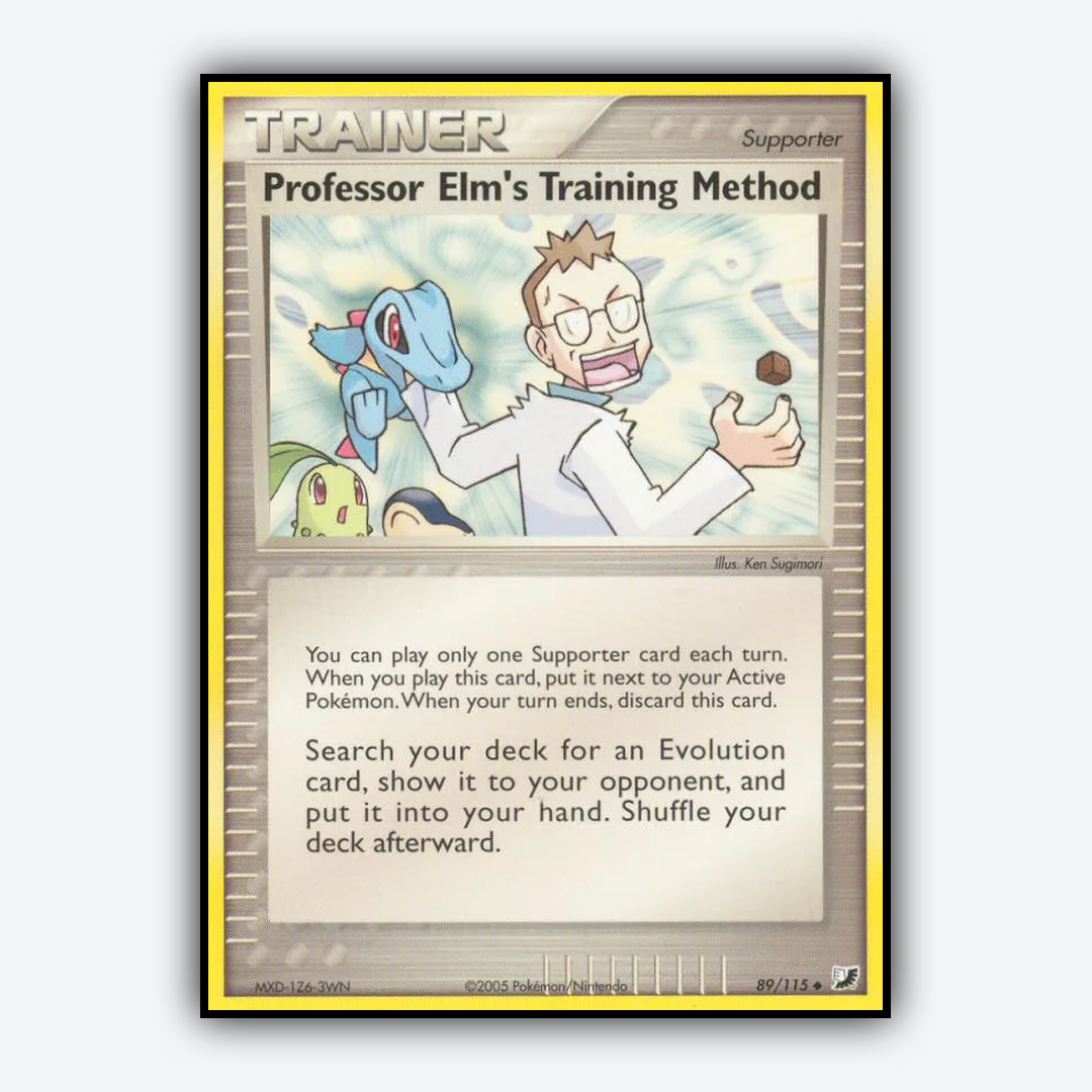 Professor Elm's Training Method 089/115 - Unseen Forces Set - Card Rug