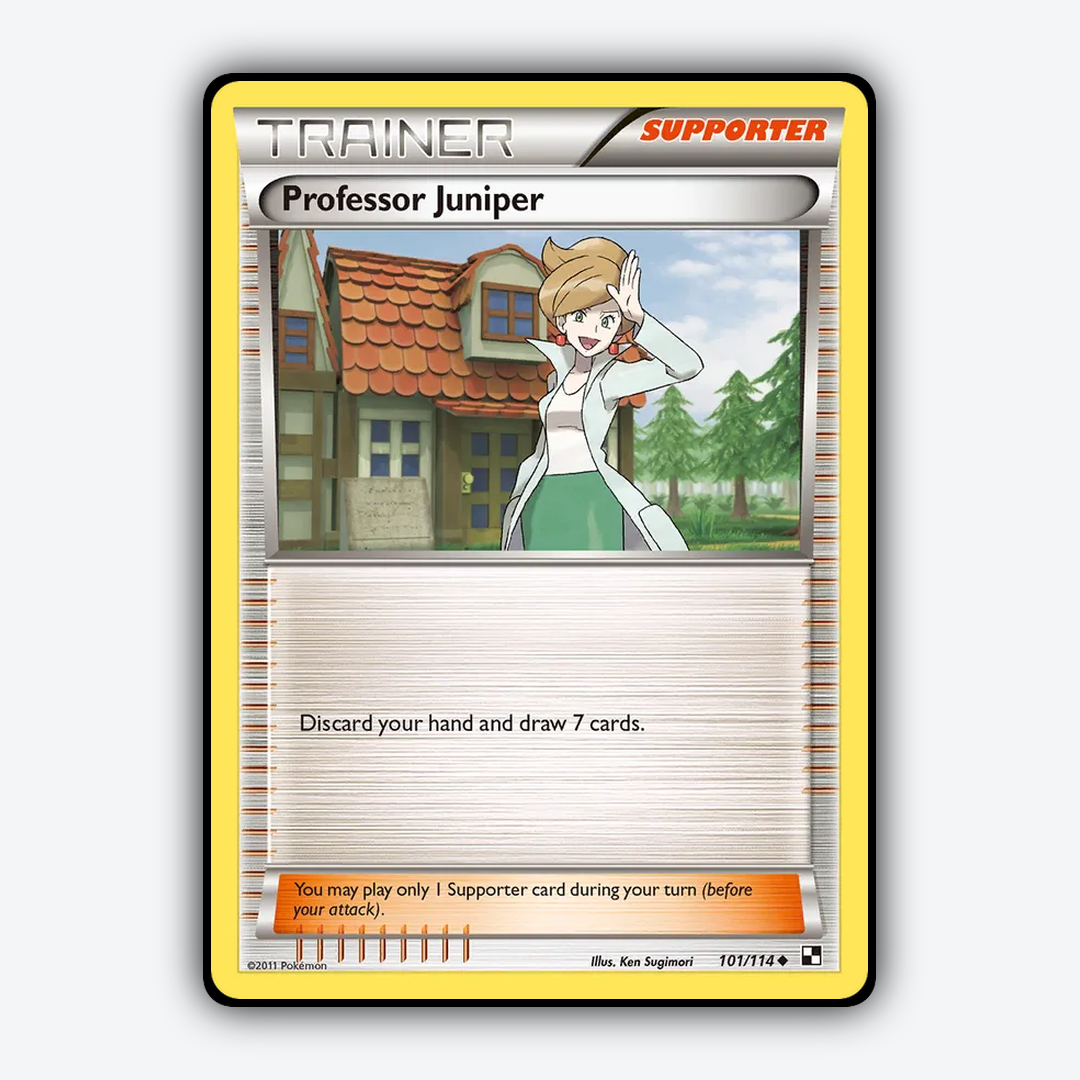 Professor Juniper 101/114 - Black & White Set - Card Rug