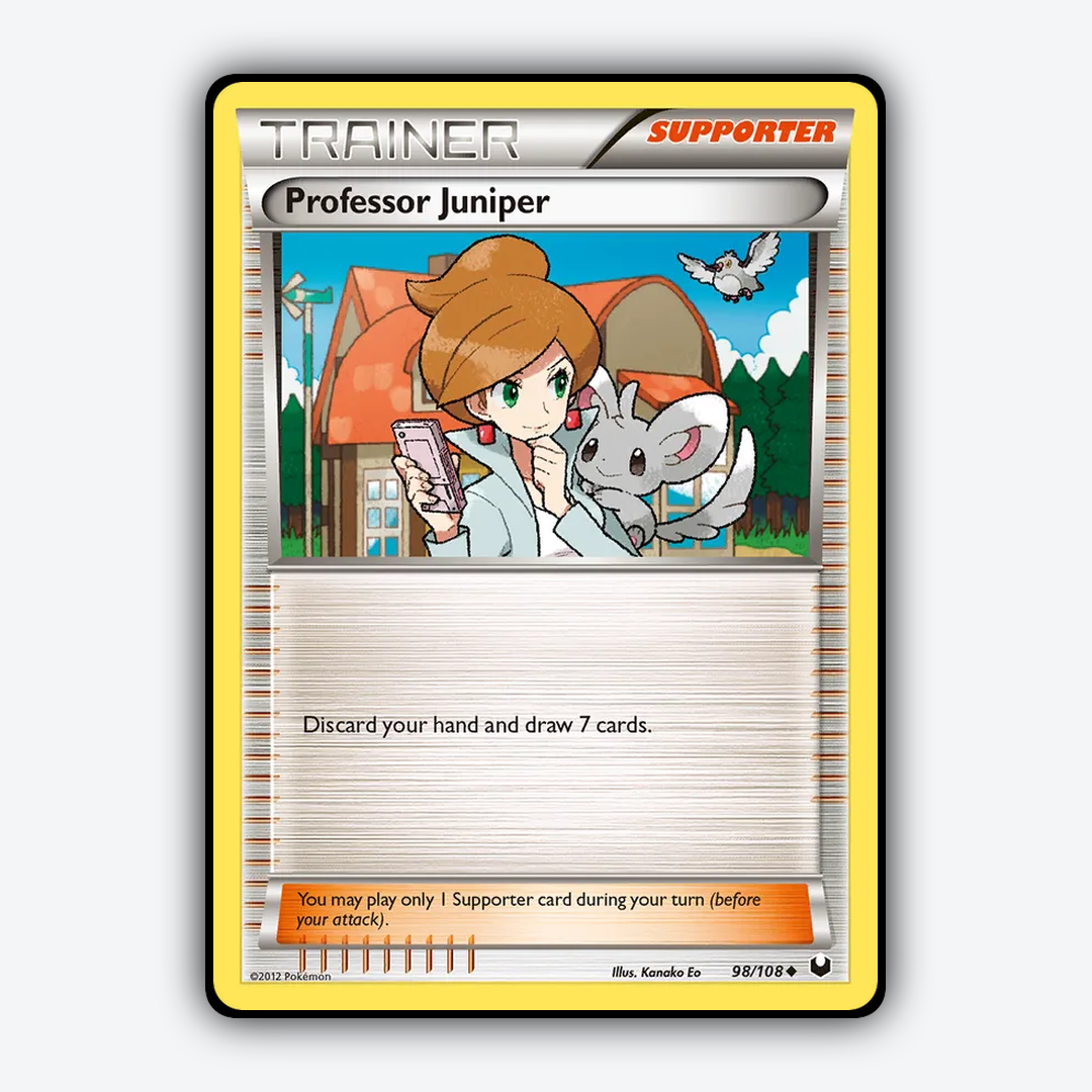 Professor Juniper 098/108 - Dark Explorers Set - Card Rug