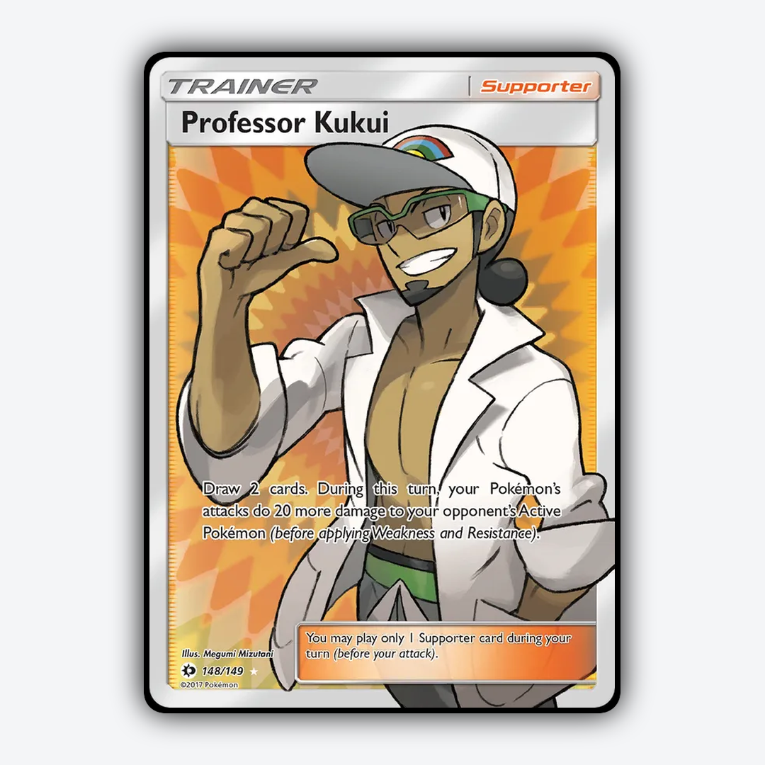 Professor Kukui 148/149 - Sun & Moon Set - Card Rug