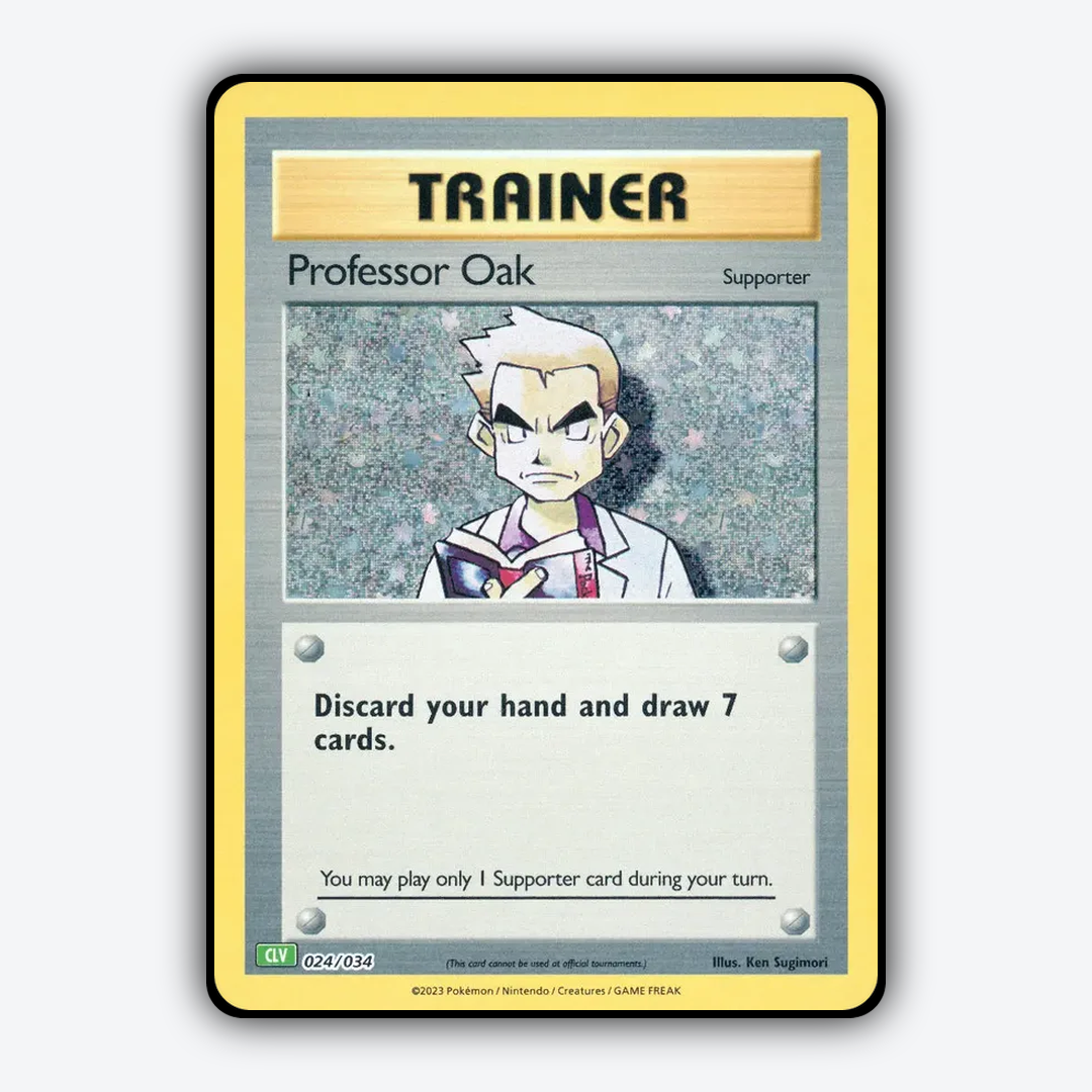 Professor Oak 024/034 - Pokémon TCG Classic - Venusaur Set - Card Rug
