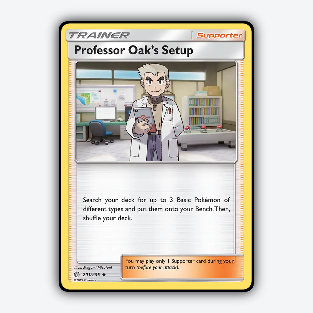 Professor Oak's Setup 201/236 - Cosmic Eclipse Set - Card Rug