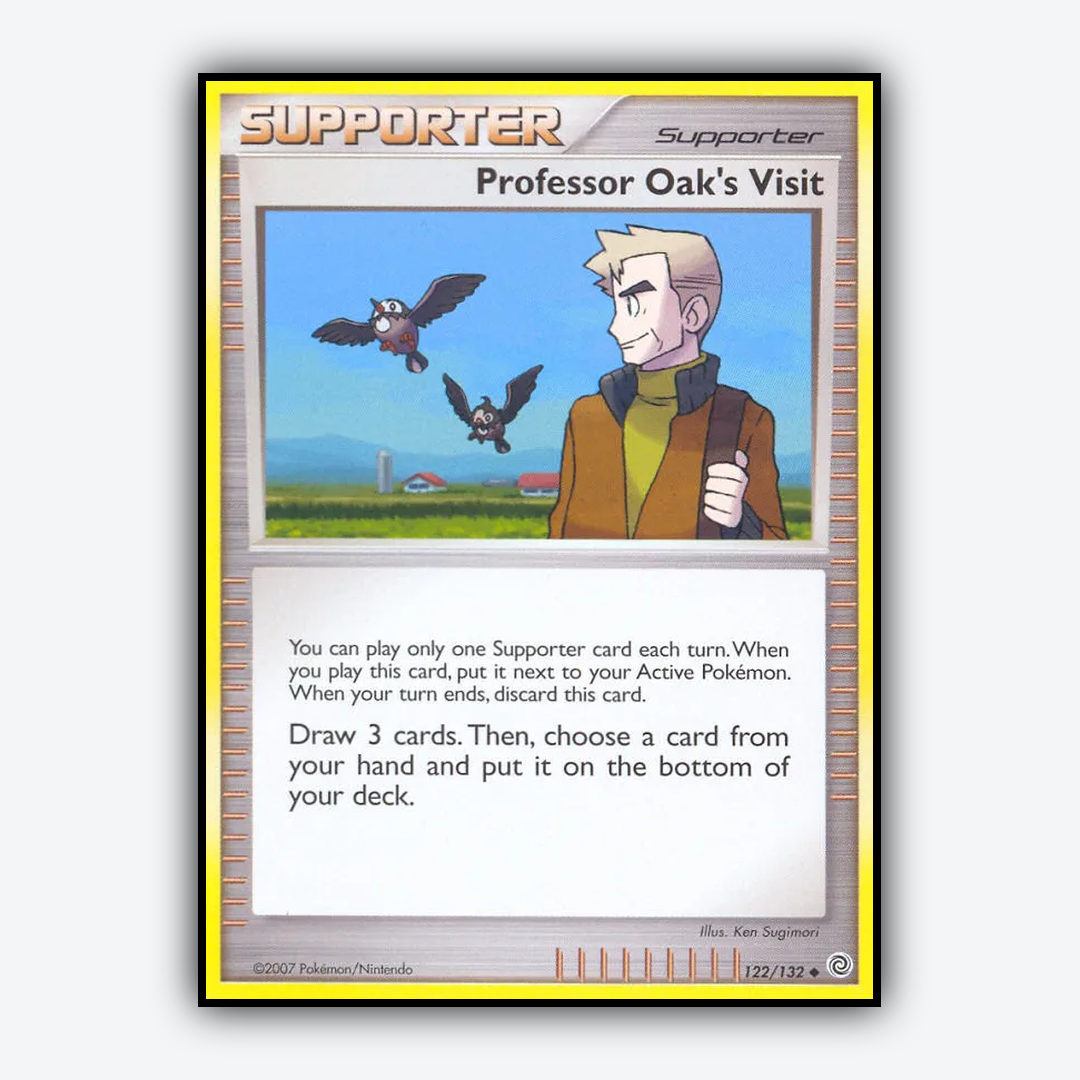 Professor Oak's Visit 122/132 - Secret Wonders Set - Card Rug