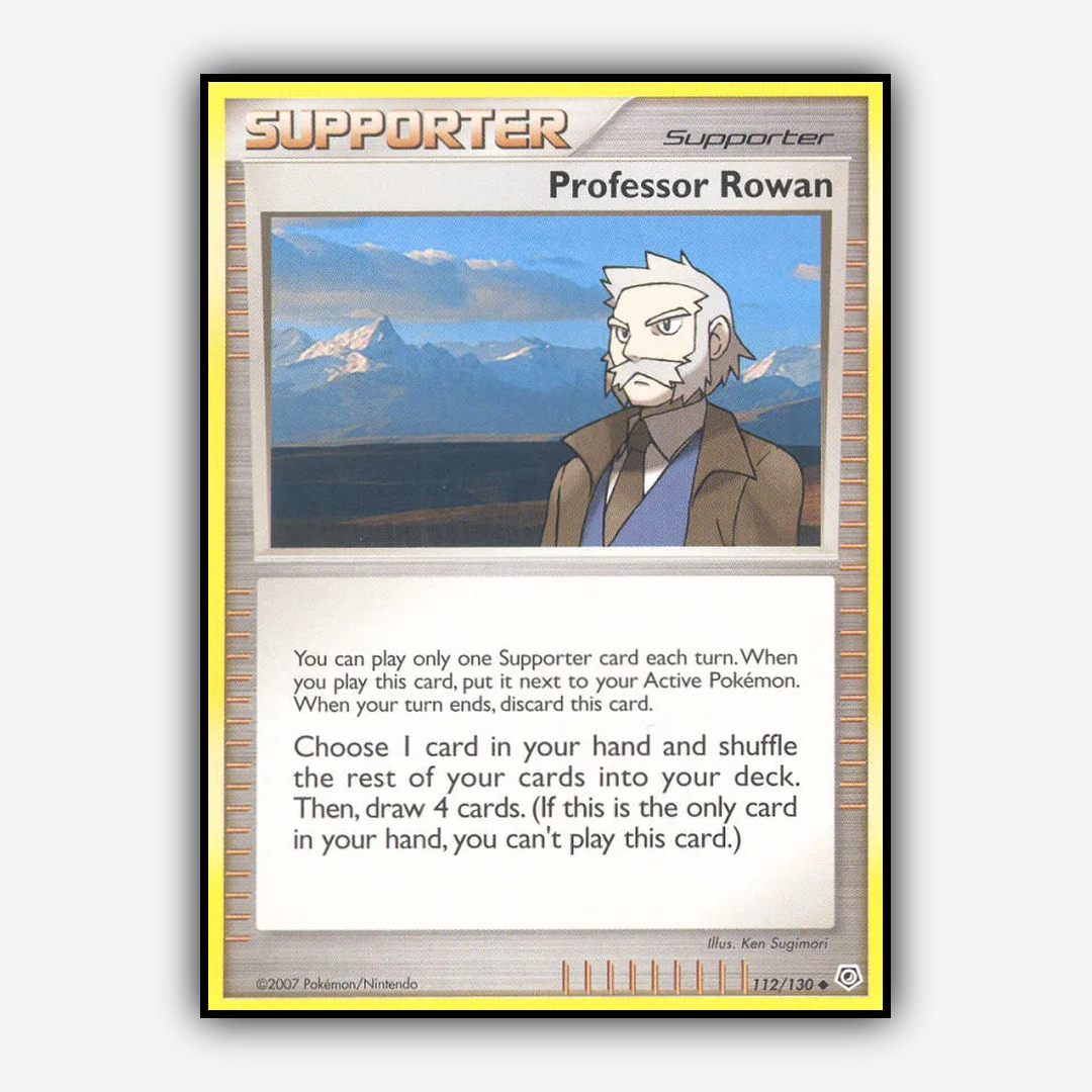 Professor Rowan 112/130 - Diamond & Pearl Set - Card Rug
