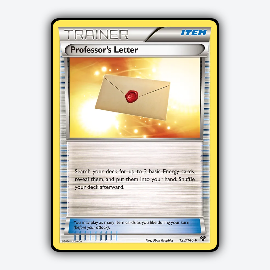 Professor's Letter 123/146 - XY Set - Card Rug