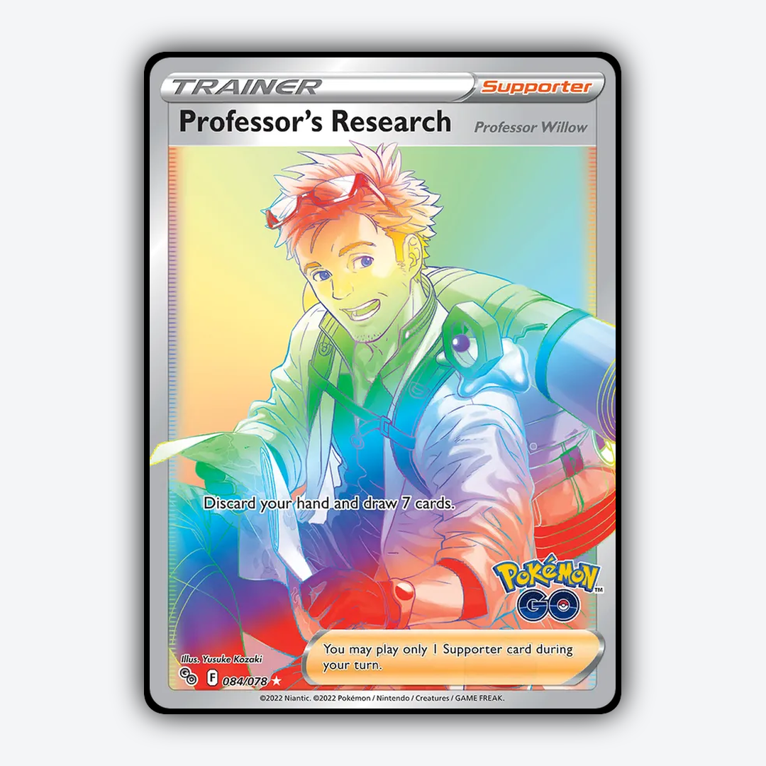 Professor's Research 084/78 - Pokémon GO Set - Card Rug