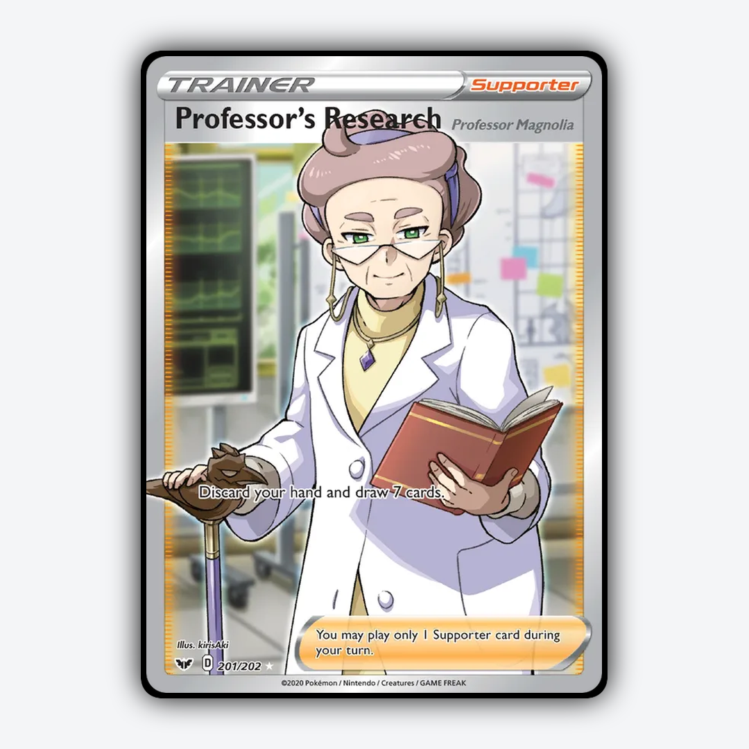 Professor's Research (Professor Magnolia) 201/202 - Sword & Shield Set - Card Rug